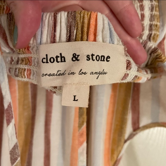 Cloth & Stone Halter Romper Sz L - Picture 4 of 7